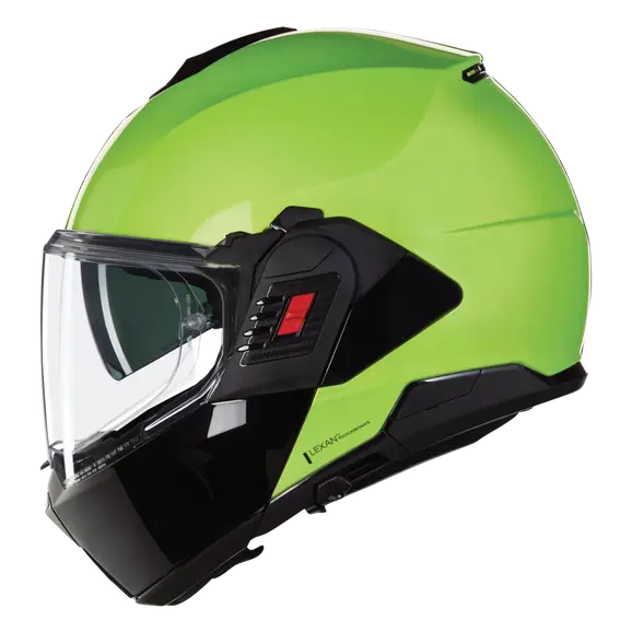 NOLAN N120-1 MIVEDI 329 MODULAR CASCOS VERDE IMPULSO NERO