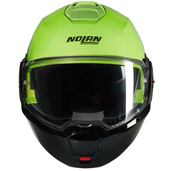 NOLAN N120-1 MIVEDI 329 MODULAR CASCOS VERDE IMPULSO NERO