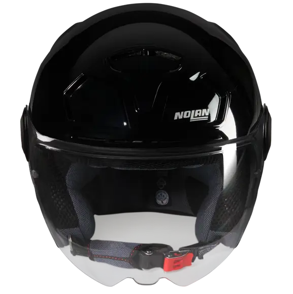 NOLAN N30-4 T CLASSICO 301 Abierto Moto Casco negro brillante