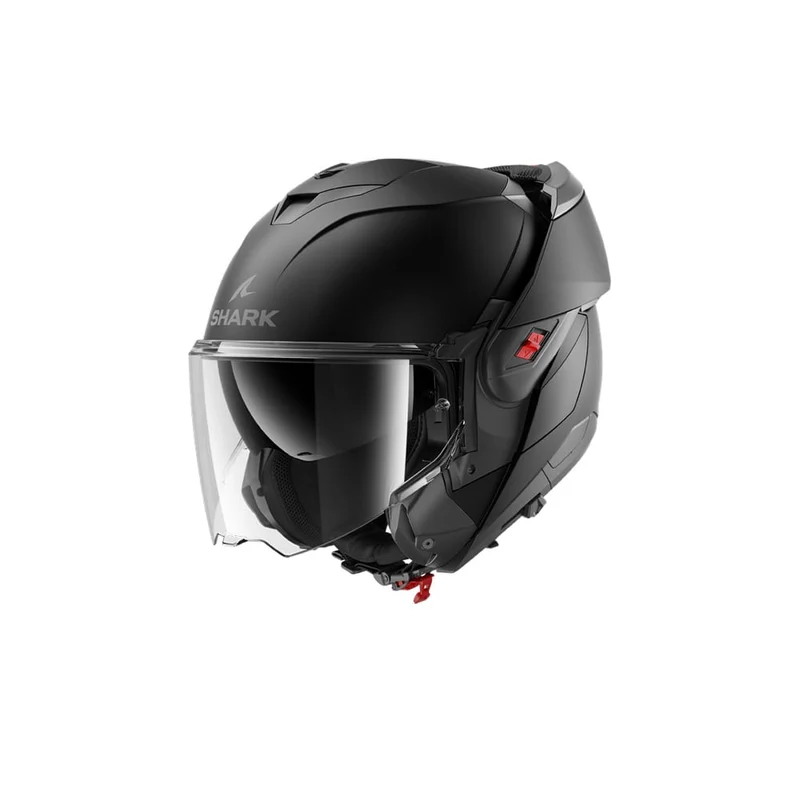 SHARK OXO BLANK DEPORTIVO MODULAR CASCO MATE NEGRO MATE