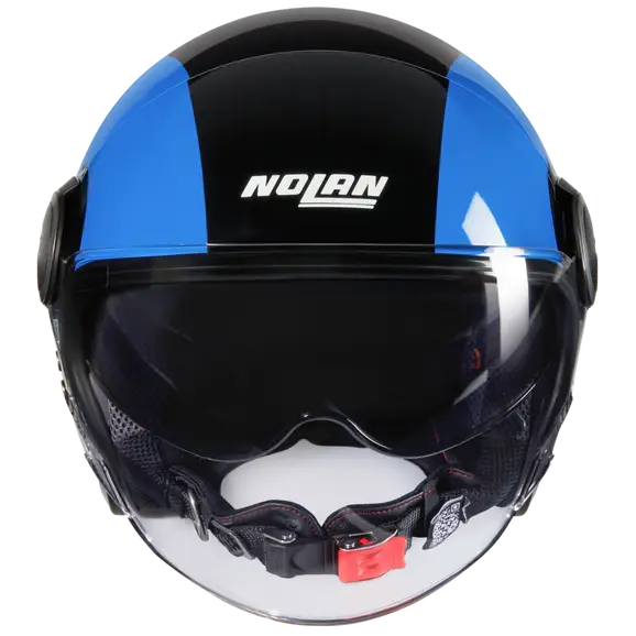 NOLAN N21 Visor Bicromo 351 Nero Azul Azzurro Jet Casco