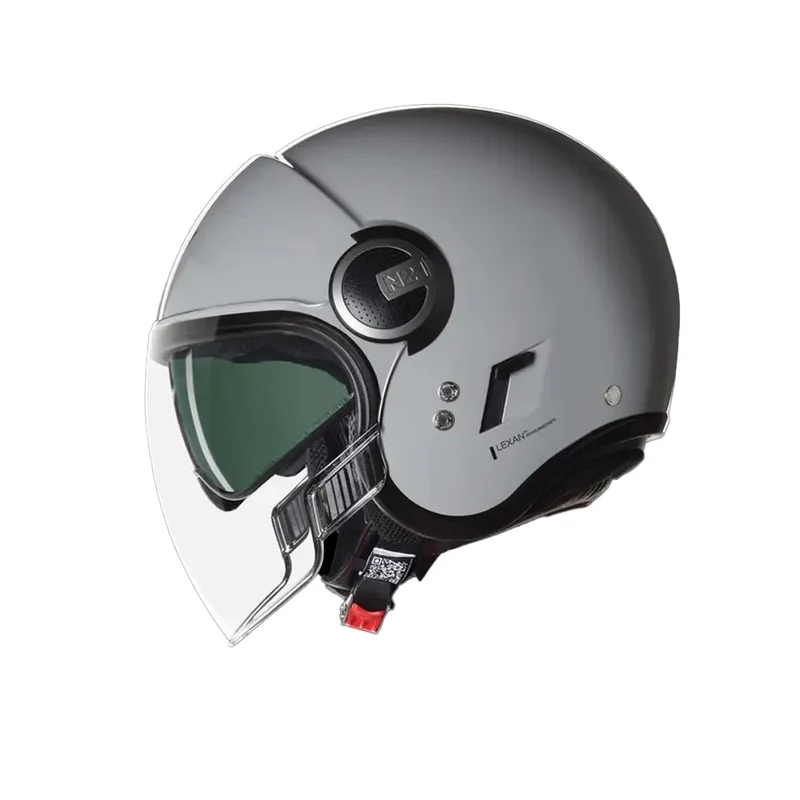 NOLAN N21 VISOR-6 CLASSIC 303 Abierto Moto Casco Gris Brillante