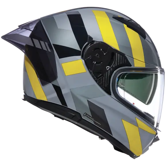 NOLAN N60-6 Sport DINAMICO 344 INTEGRAL CASCO GRIGIO GIALLO NERO