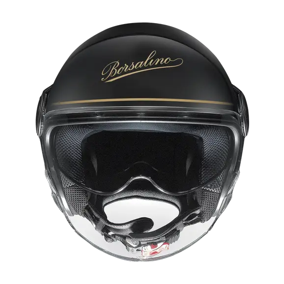 NOLAN N21 VISOR-6 BORSALINO 123 Abierto Moto Casco Negro Oro