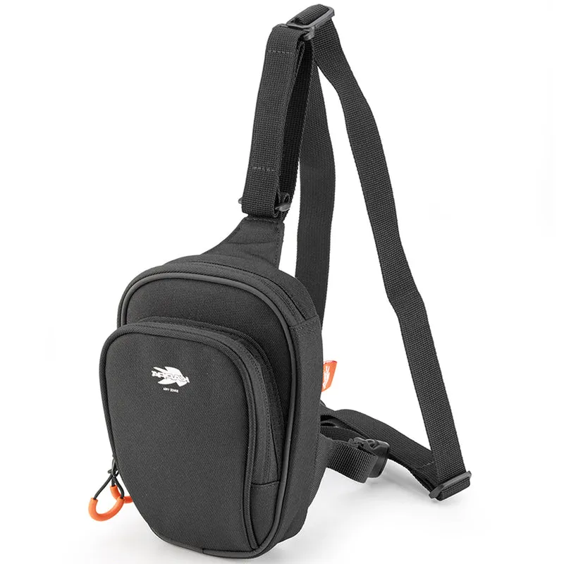 KAPPA St107 Stryker blanda pierna Bolsa 1 L negro