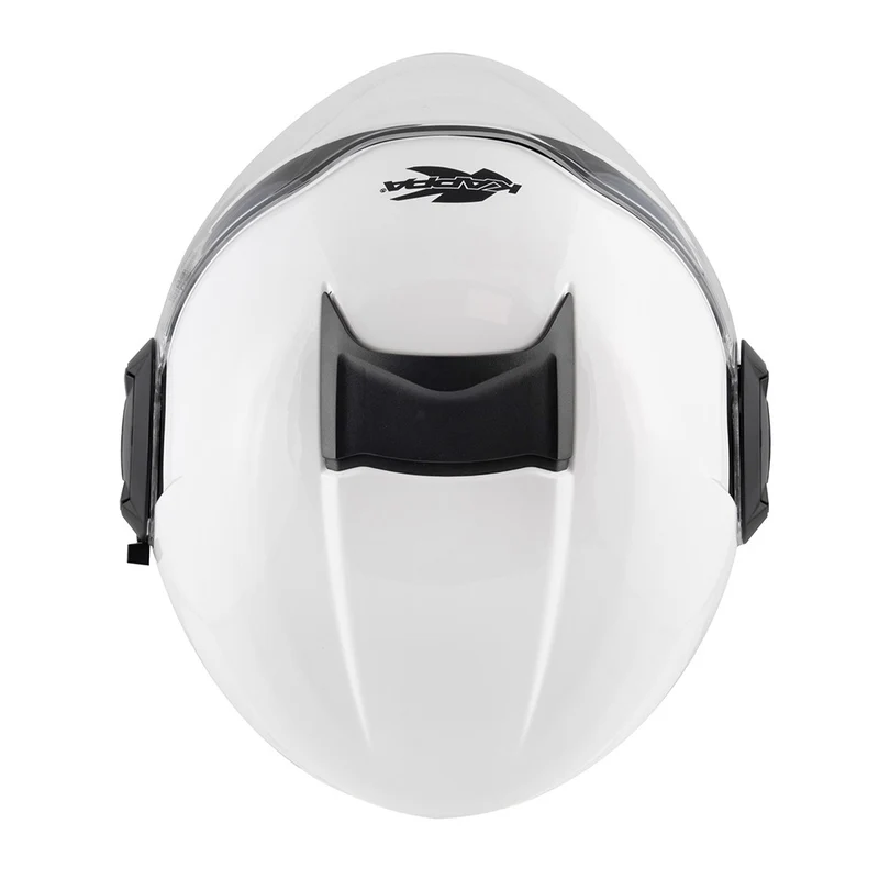 Kappa KV37M Moto Jet Casco EVO 2 Base BIANCO PIENO LUCIDO