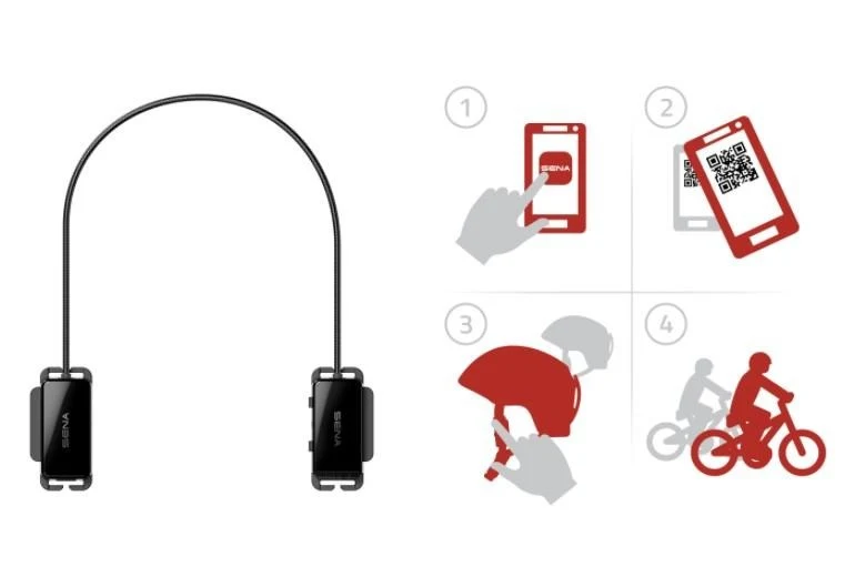 SENA PI intercomunicador bluetooth cascos outdoor