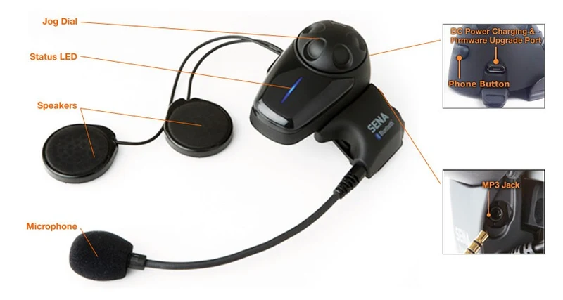 SENA SMH10 Paquete individual de auriculares Bluetooth