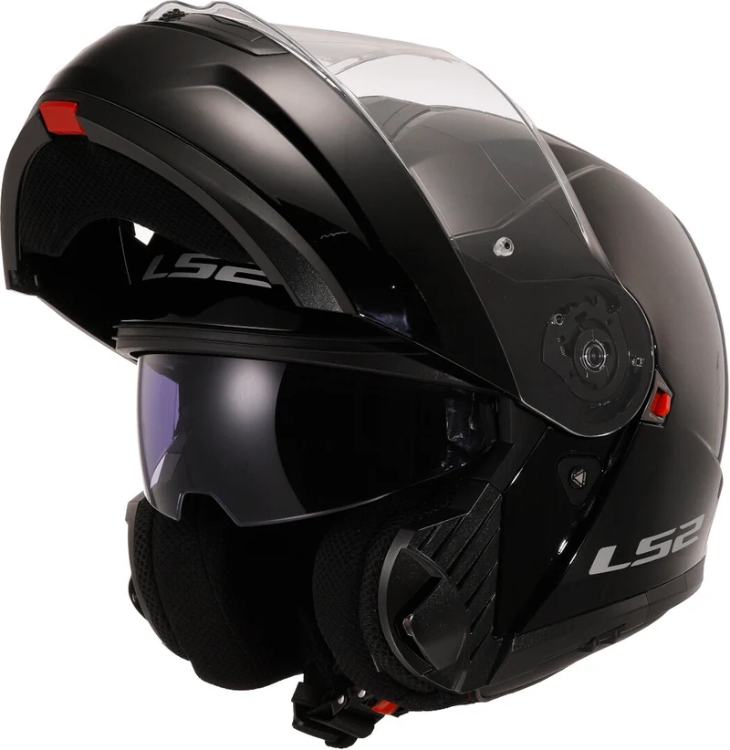 LS2 CASCO FF908 STROBE II GLOSS BLACK-06