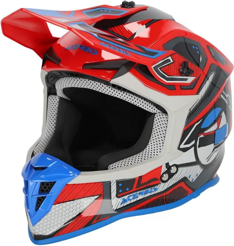 ACERBIS - CASCO LINEAR 2206 ROSSO AZUL