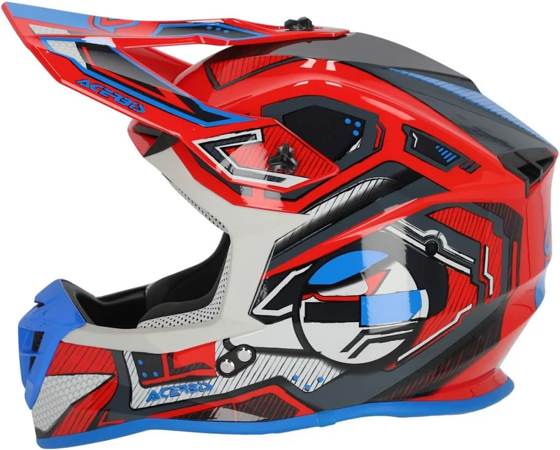 ACERBIS - CASCO LINEAR 2206 ROSSO AZUL