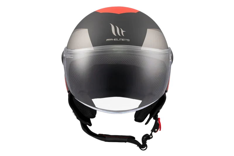 MT STREET S POKE JET ESTILO RETRO MODULAR CASCO DE MOTO B5 MATE
