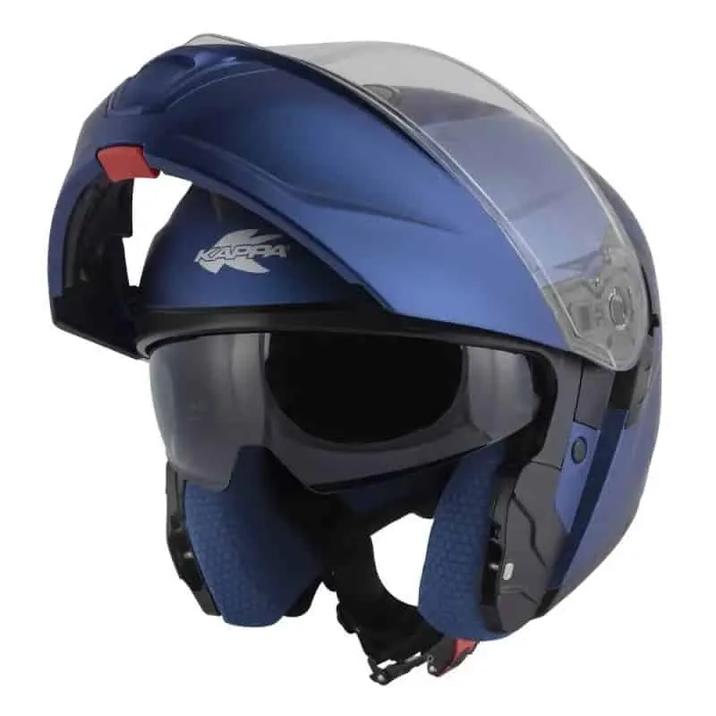 KAPPA KV50 MOTO MODULAR CASCO BASICO AZUL MATE