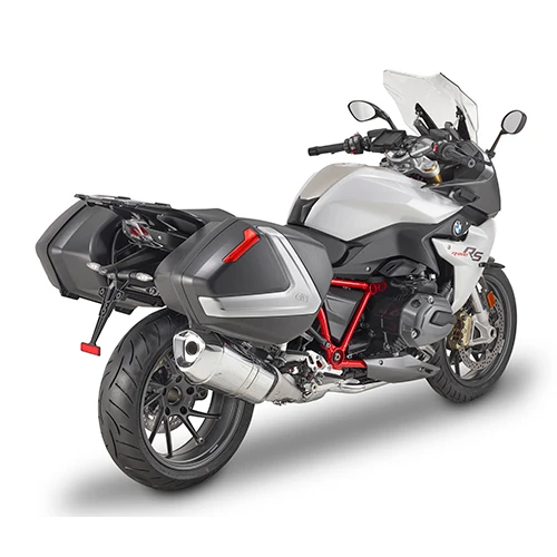 GIVI MKSIDE V37 MALETA LATERAL Reflector Rojo Plateado Mate 37LT