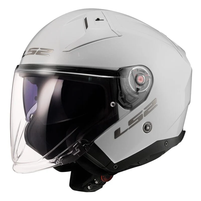 LS2 OF603 INFINITY II SOLID GLOSS WHITE-06