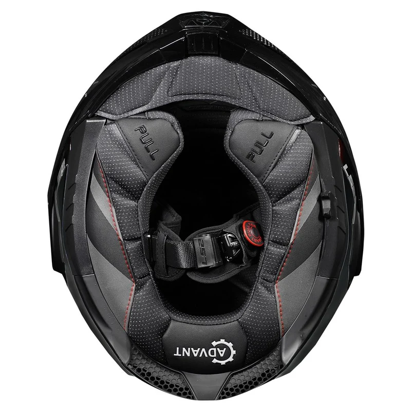 LS2 FF901 ADVANT X CASCO MODULAR SOLID CARBON-06