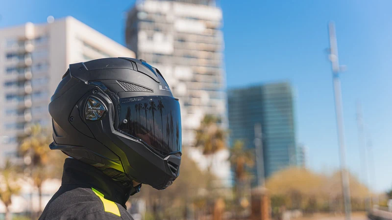 LS2 FF901 ADVANT X CASCO MODULAR SOLID CARBON-06