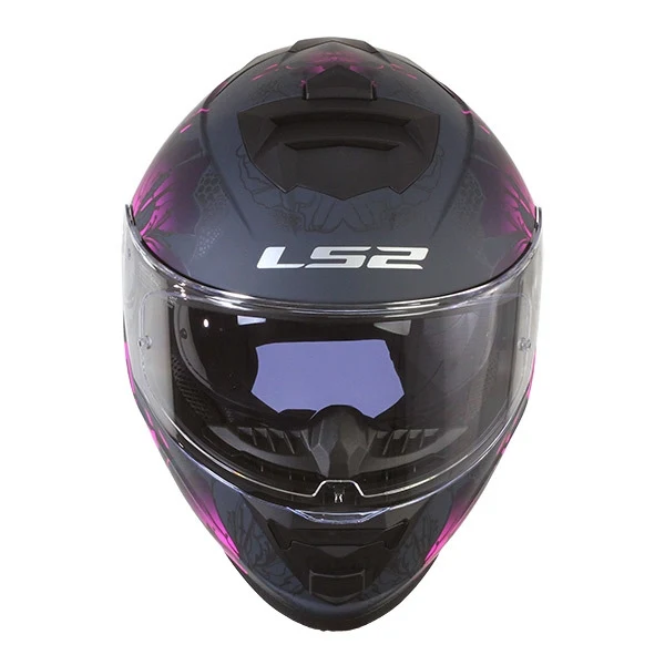 LS2 FF800 STORM BURST MATT BLACK PINK