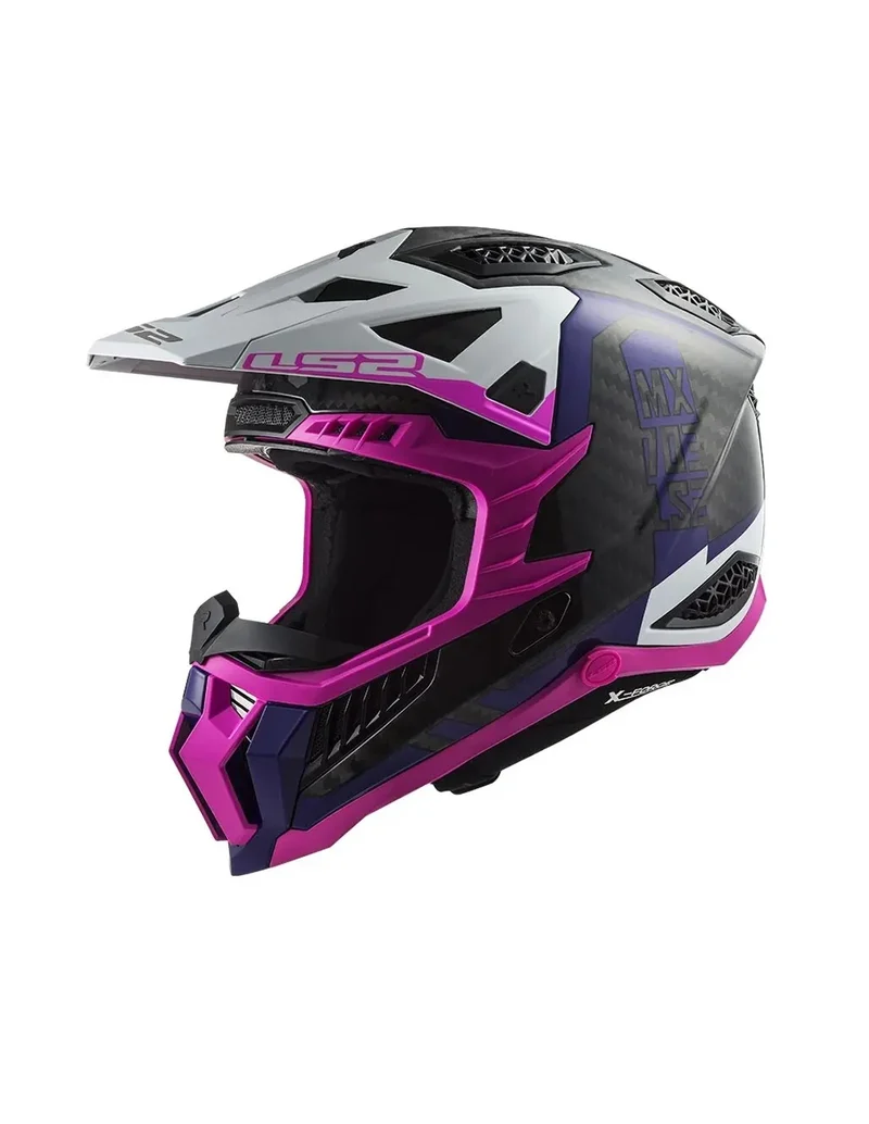 LS2 MX703 C X-FORCE VICTORY FLUO PINK VIOLET