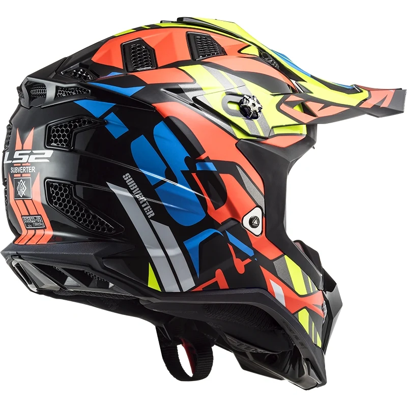 LS2 MX700 SUBVERTER RASCAL GL.BLACK FL.ORANGE