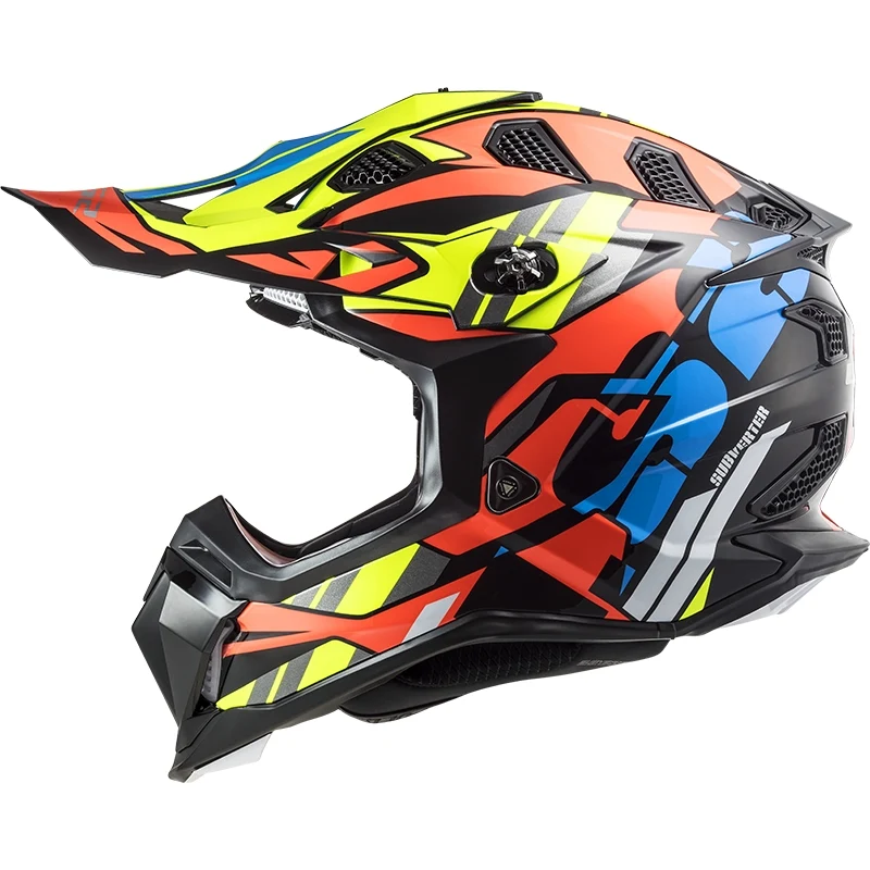 LS2 MX700 SUBVERTER RASCAL GL.BLACK FL.ORANGE