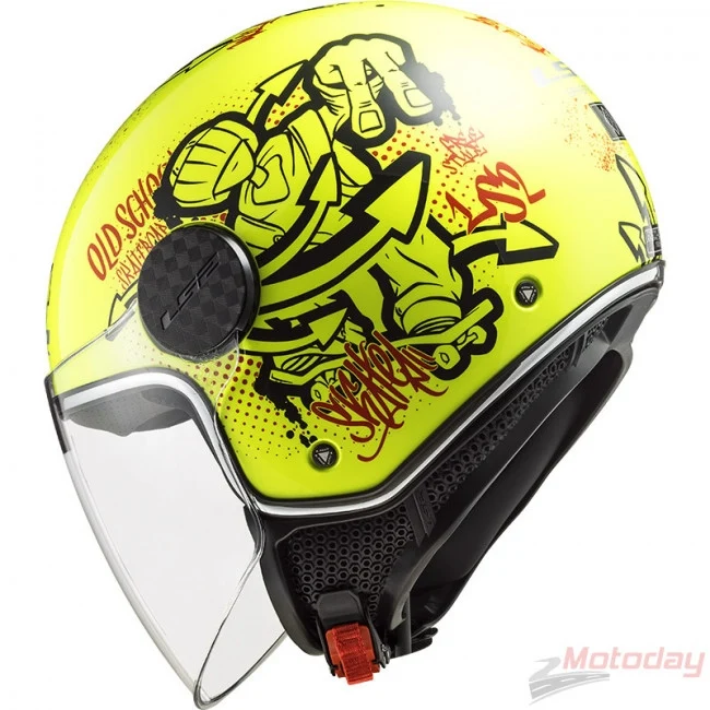 LS2 OF558 SPHERE LUX SKATER H-V YELLOW