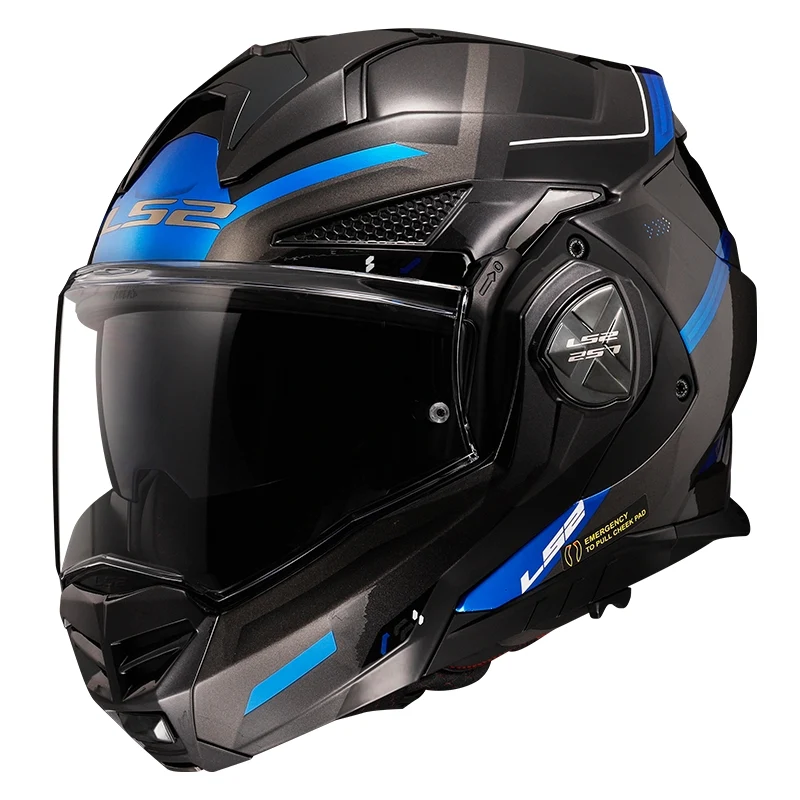 LS2 FF901 ADVANT X SPECTRUM BLACK TITAN.BLUE