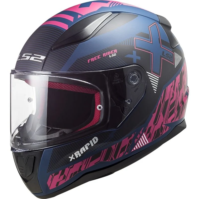 LS2 FF353 RAPID XTREET MATT BLUE PURPLE