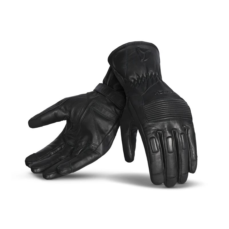 R-TECH GLAMOUR PIEL GUANTED DE MOTO NEGRO
