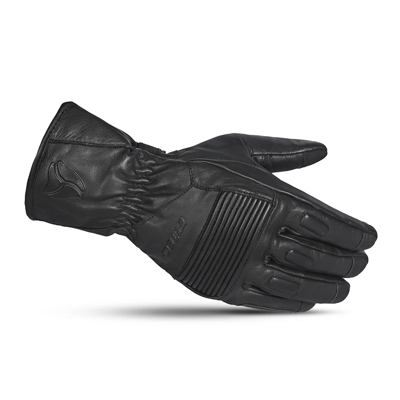 R-TECH GLAMOUR PIEL GUANTED DE MOTO NEGRO