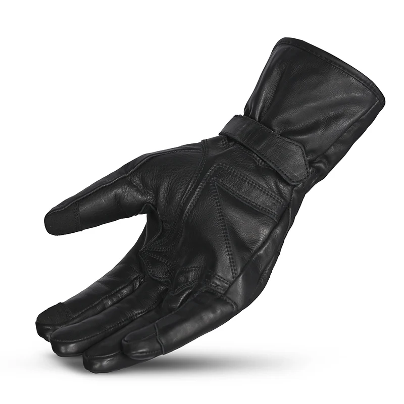 R-TECH GLAMOUR PIEL GUANTED DE MOTO NEGRO