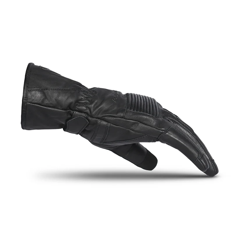 R-TECH GLAMOUR PIEL GUANTED DE MOTO NEGRO