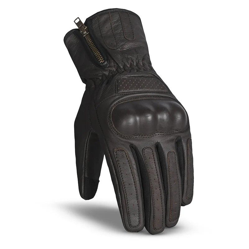 R-TECH DYNAMIC PIEL GUANTES DE MOTO MARRÓN