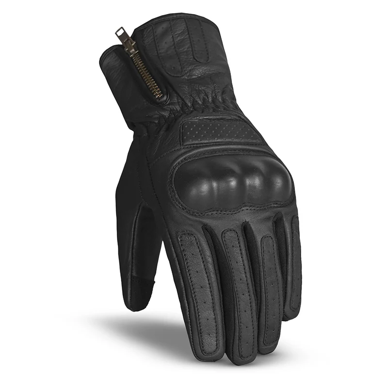R-TECH DYNAMIC PIEL GUANTES DE MOTO NEGRO