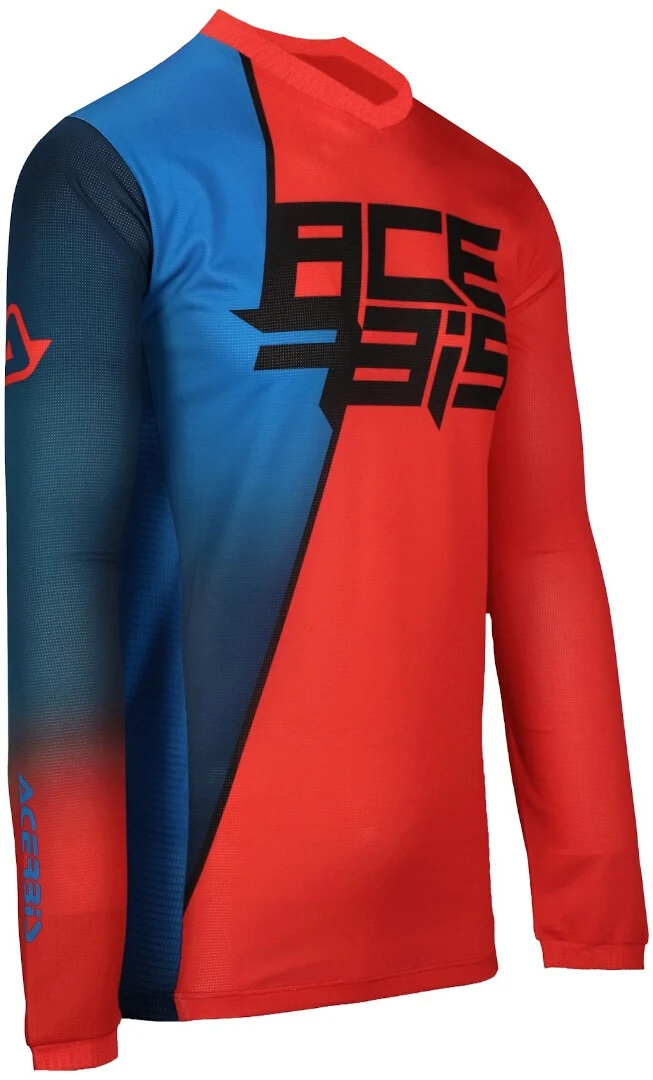 ACERBIS - CAMISETA MX J-TRACK SEVEN ROSSO/BLU
