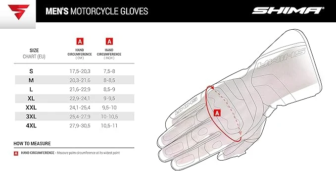 SHIMA X-BREEZE 2 GUANTES DE MOTO HOMBRE NEGRO