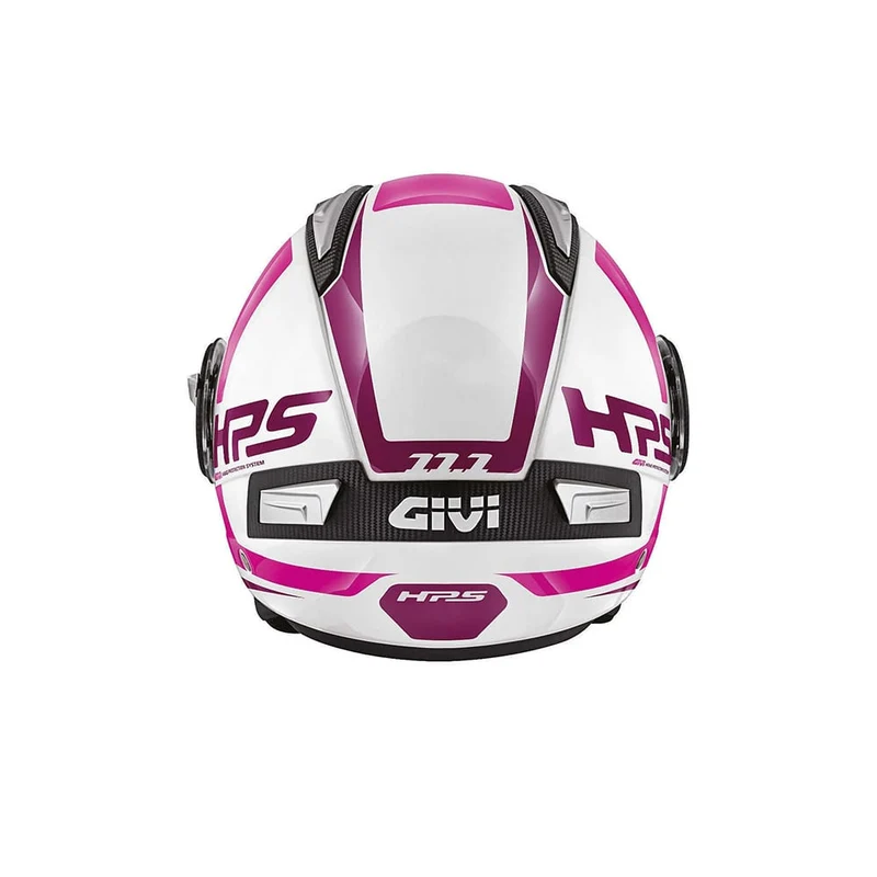 GIVI 11.1 AIR JET-R CASCO DEPORTIVO DE MOTO JET MUJER BLANCO ROSA