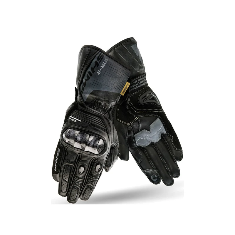SHIMA STR-2 GUANTES DE MOTO NEGRO
