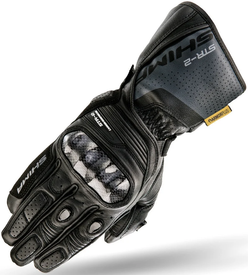 SHIMA STR-2 GUANTES DE MOTO NEGRO