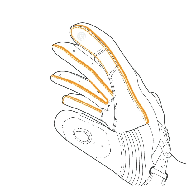 SHIMA STR-2 GUANTES DE MOTO NEGRO
