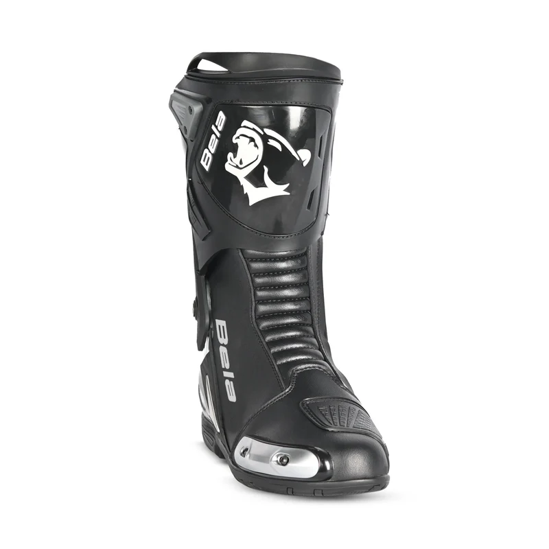 BELA TURBO TRACK BOTAS DE MOTO RACING NEGRO ANTRACITA