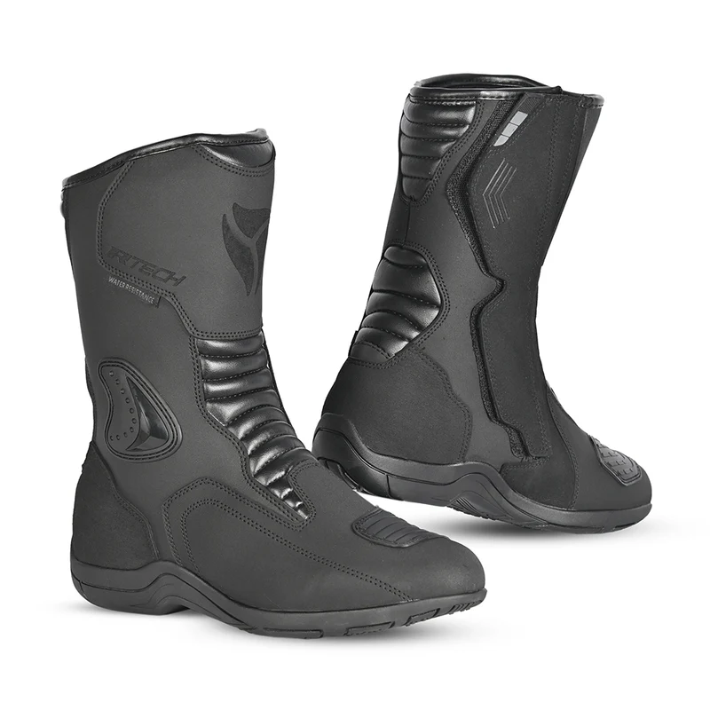 R-TECH TROJAN LUNAR BOTAS DE MOTO NEGRO