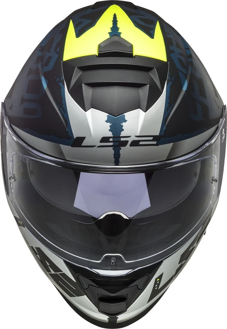 LS2 FF800 STORM SPRINTER M.BLACK SILVER COBALT