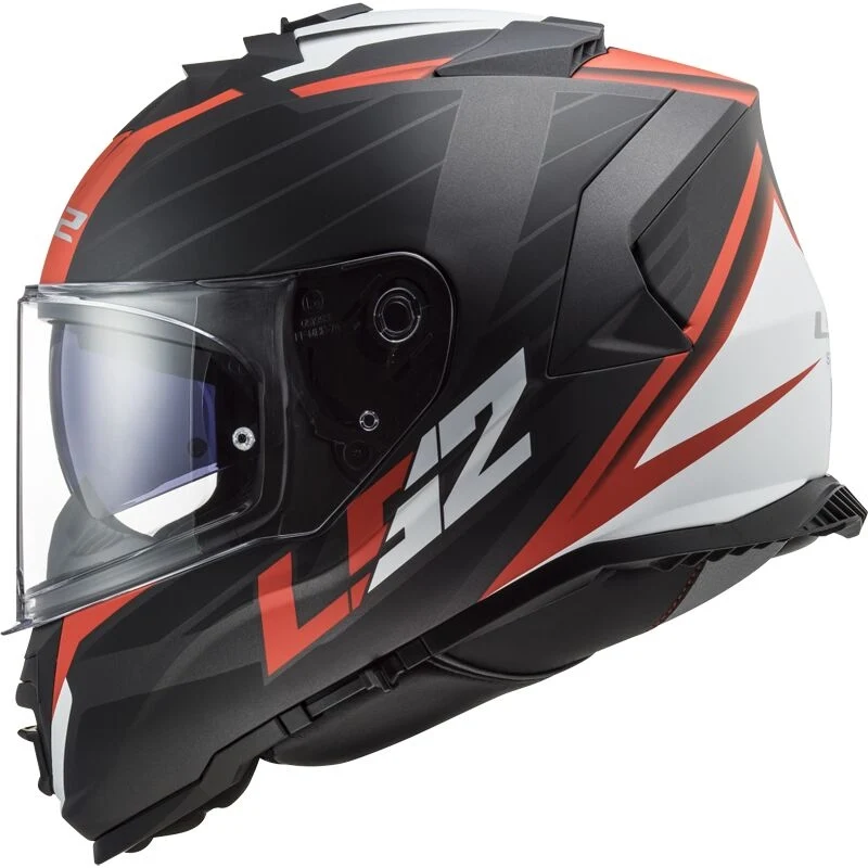 LS2 FF800 STORM NERVE MATT BLACK RED