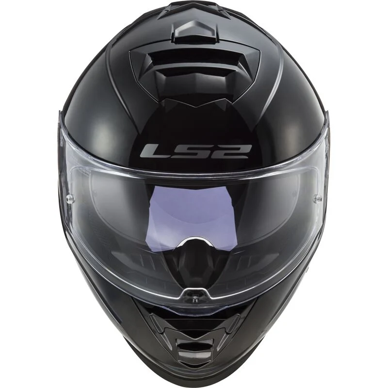 LS2 FF800 STORM SOLID GLOSS BLACK