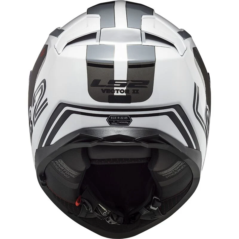 LS2 FF811 VECTOR II METRIC WHITE TITAN.SILVER