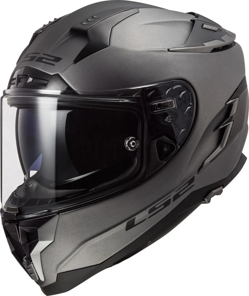 LS2 FF327 CHALLENGER SOLID MATT TITANIUM