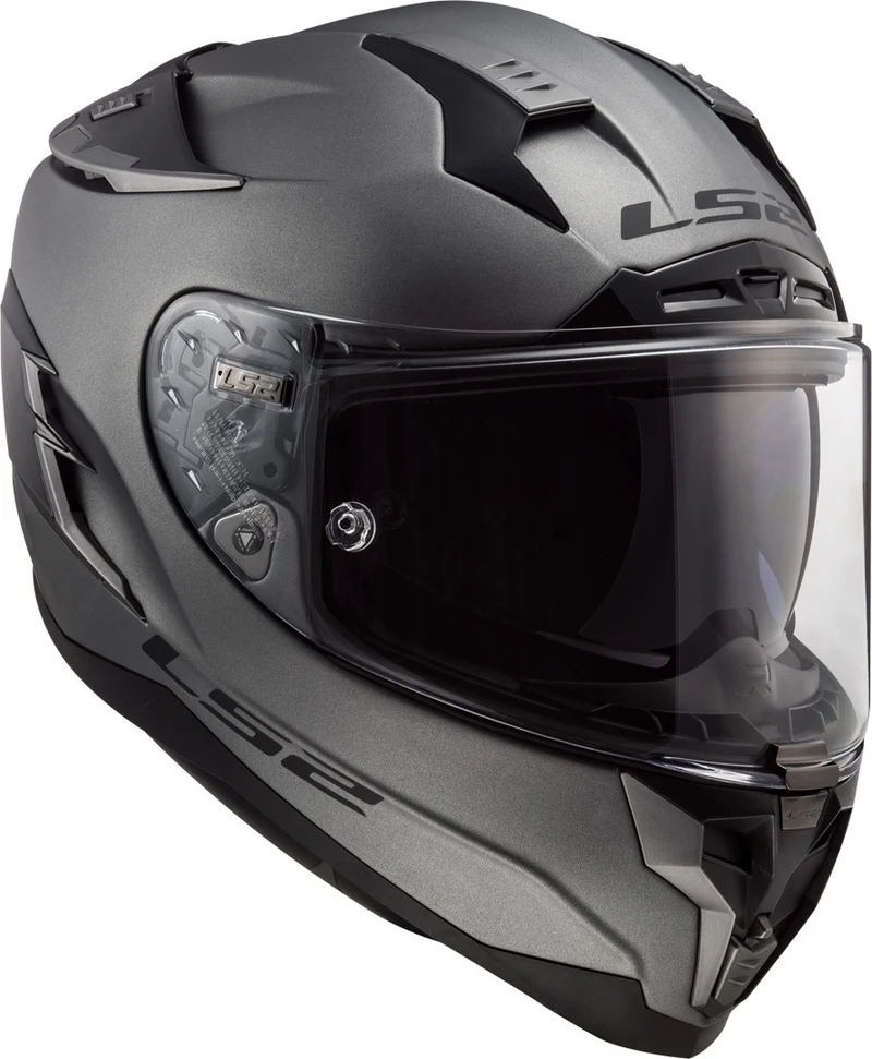 LS2 FF327 CHALLENGER SOLID MATT TITANIUM