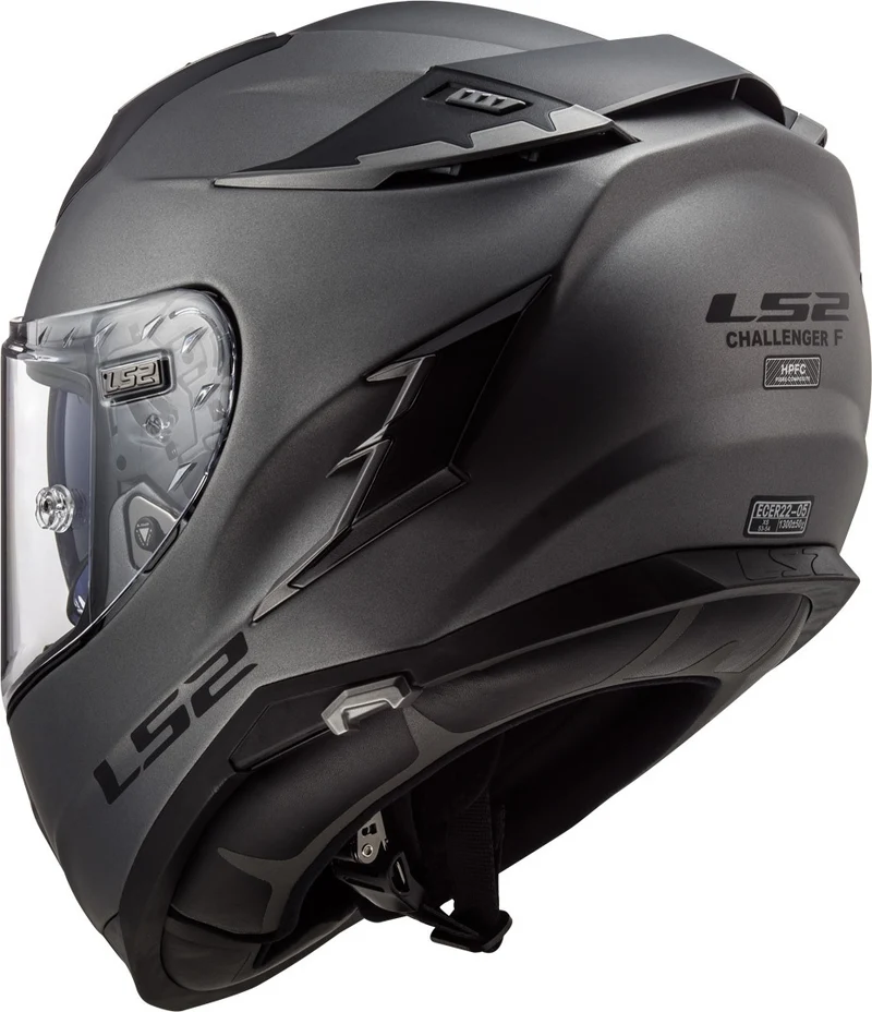 LS2 FF327 CHALLENGER SOLID MATT TITANIUM