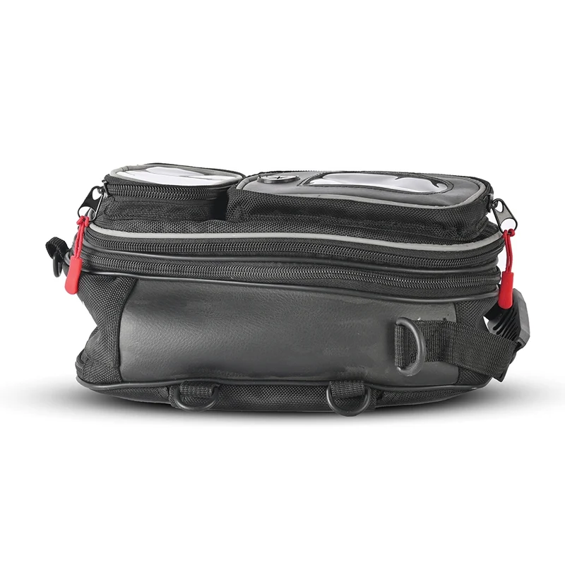R-TECH-Mochila Textil Beat Double Pocket Negro